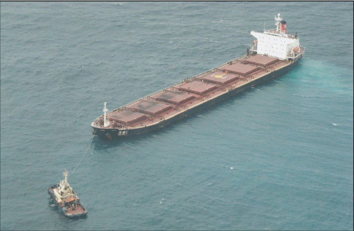 Grounding of the Chinese registered bulk carrier Shen Neng 1